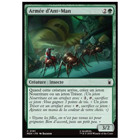 (Foil) Verte - Armée d'Ant-Man (C) [MSH]