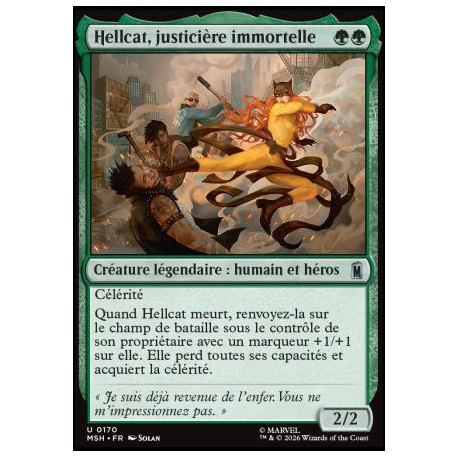 (Foil) Verte - Hellcat, justicière immortelle (U) [MSH]