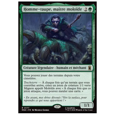 (Foil) Verte - Homme-taupe, maître moloïde (R) [MSH]
