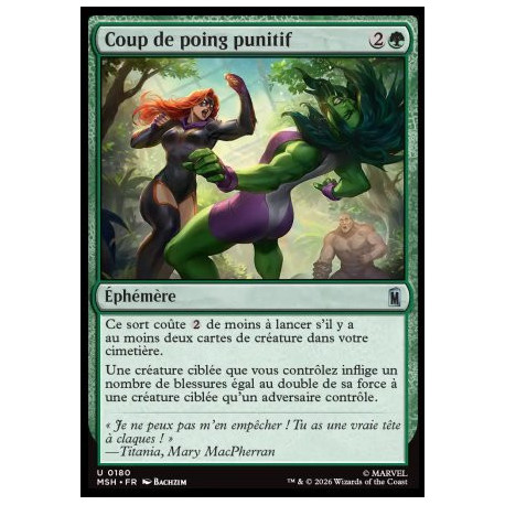 (Foil) Verte - Coup de poing punitif (U) [MSH]