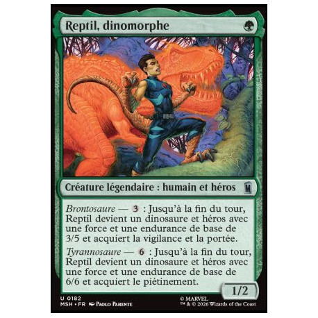 (Foil) Verte - Reptil, dinomorphe (U) [MSH]