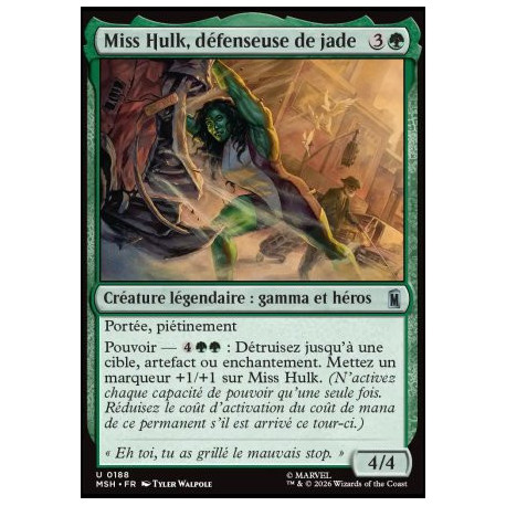 (Foil) Verte - Miss Hulk, défenseuse de jade (U) [MSH]