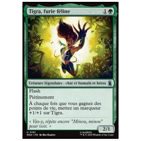 (Foil) Verte - Tigra, furie féline (U) [MSH]