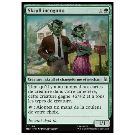 (Foil) Verte - Skrull incognito (C) [MSH]