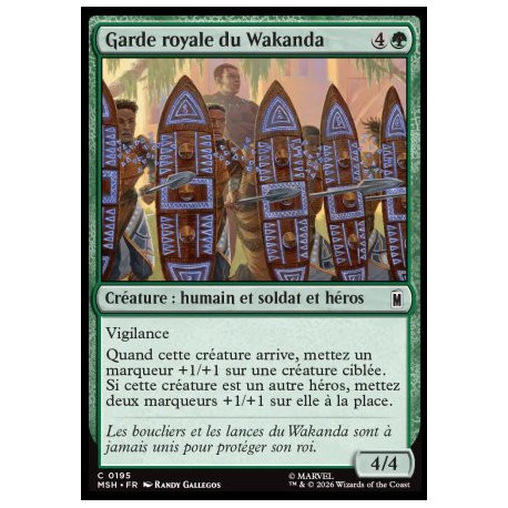 (Foil) Verte - Garde royale du Wakanda (C) [MSH]