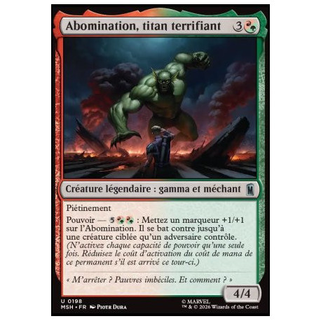 (Foil) Multicolore - Abomination, titan terrifiant (V1) (U) [MSH]