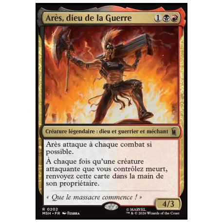 (Foil) Multicolore - Arès, dieu de la Guerre (R) [MSH]