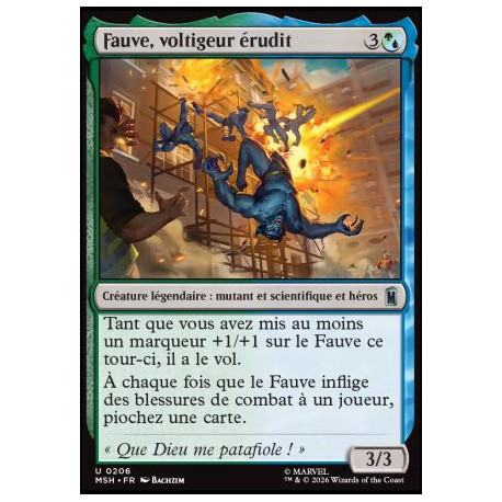 (Foil) Multicolore - Fauve, voltigeur érudit (U) [MSH]
