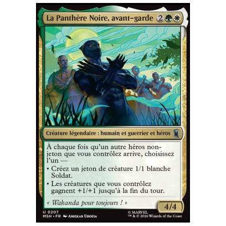 (Foil) Multicolore - La Panthère Noire, avant-garde (U) [MSH]
