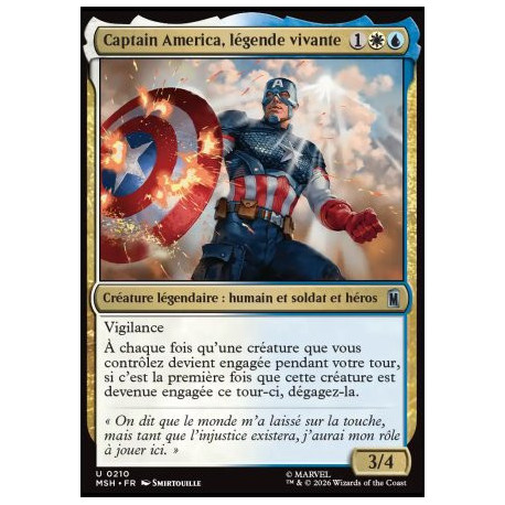 (Foil) Multicolore - Captain America, légende vivante (U) [MSH]
