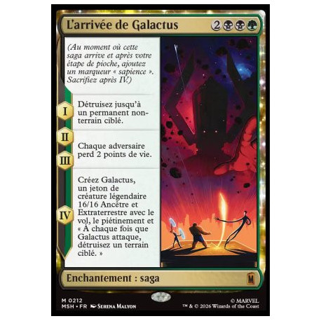 (Foil) Multicolore - L'arrivée de Galactus (V1) (M) [MSH]