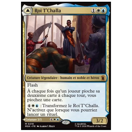 (Foil) Multicolore - Roi T'Challa // La Panthère Noire, espoir persistant (V1) (M) [MSH]