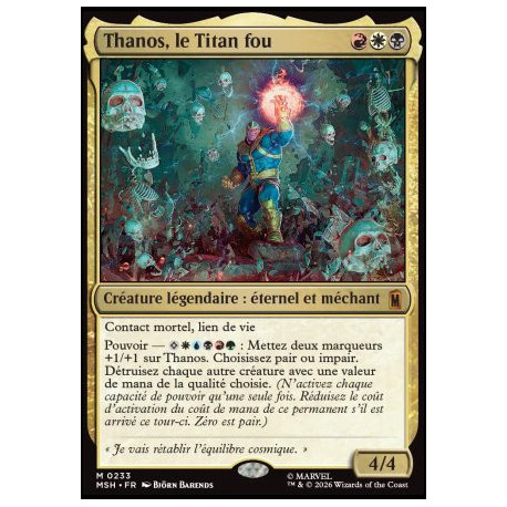 (Foil) Multicolore - Thanos, le Titan fou (V1) (M) [MSH]