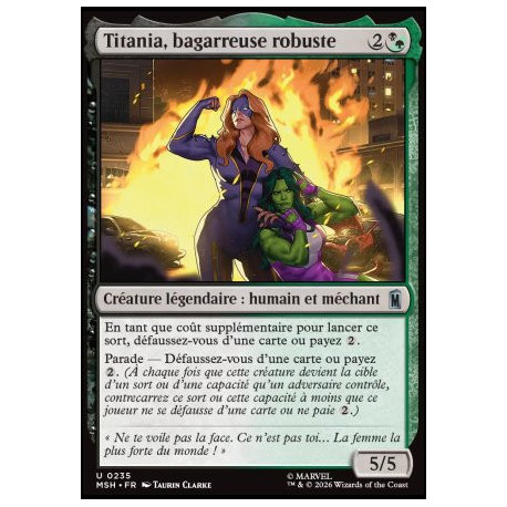 (Foil) Multicolore - Titania, bagarreuse robuste (U) [MSH]