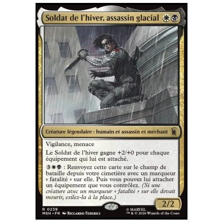 (Foil) Multicolore - Soldat de l'hiver, assassin glacial (V1) (R) [MSH]