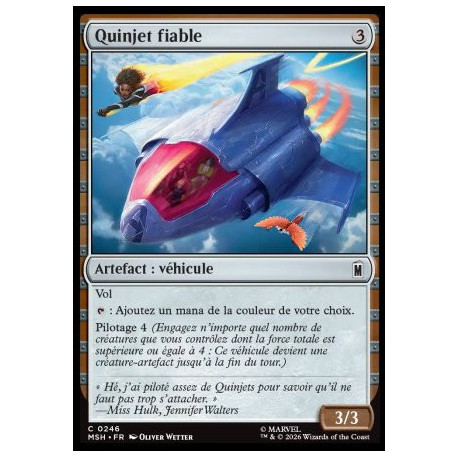 (Foil) Incolore - Quinjet fiable (C) [MSH]