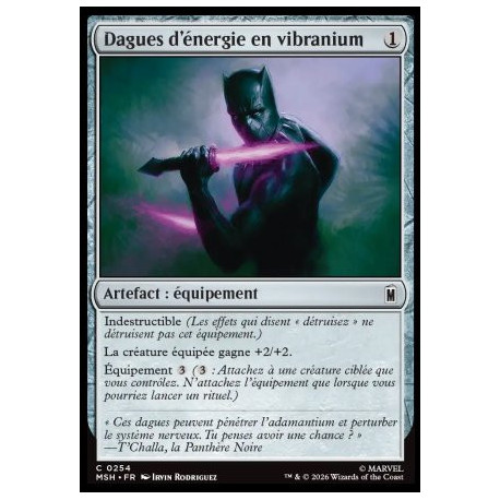 (Foil) Incolore - Dagues d'énergie en vibranium (C) [MSH]