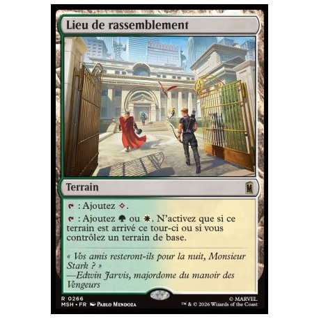 (Foil) Terrain - Lieu de rassemblement (V1) (R) [MSH]