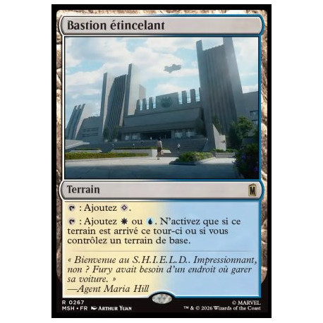 (Foil) Terrain - Bastion étincelant (V1) (R) [MSH]