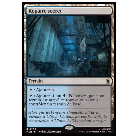 (Foil) Terrain - Repaire secret (V1) (R) [MSH]