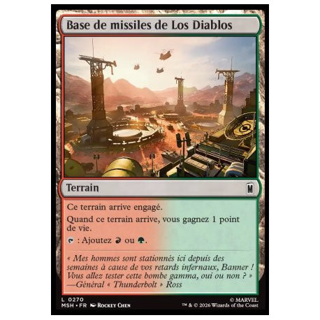 (Foil) Terrain - Base de missiles de Los Diablos (C) [MSH]
