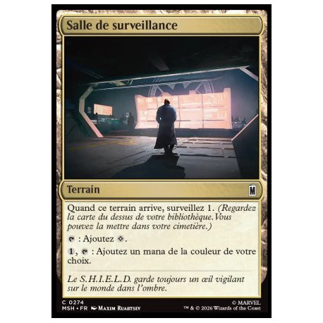 (Foil) Terrain - Salle de surveillance (C) [MSH]