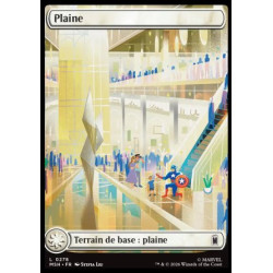 (Foil) Terrain - Plaine (V2, Full Art - City Calm) (L) [MSH]