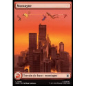 (Foil) Terrain - Montagne (V1, Full Art - City Chaos) (L) [MSH]