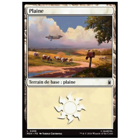 (Foil) Terrain - Plaine (V4) (L) [MSH]