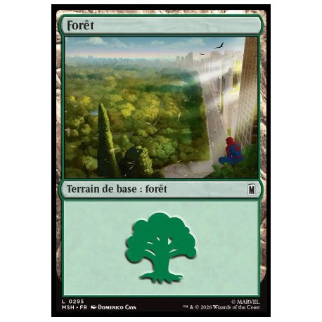 (Foil) Terrain - Forêt (V3) (L) [MSH]