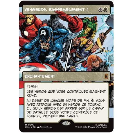(Foil) Blanche - Vengeurs, rassemblement ! (V2, Panel) (M) [MSH]