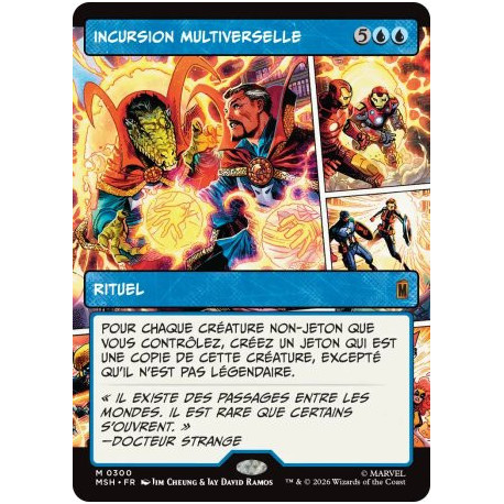 (Foil) Bleue - Incursion multiverselle (V2, Panel) (M) [MSH]