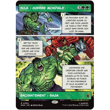 (Foil) Verte - Hulk : Guerre Mondiale (V2, Panel) (R) [MSH]