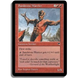 Rouge - Guerrier de gres (C)