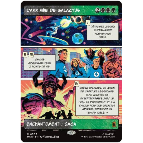 (Foil) Multicolore - L'arrivée de Galactus (V2, Panel) (M) [MSH]