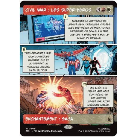 (Foil) Multicolore - Civil War : les super-héros (V2, Panel) (R) [MSH]