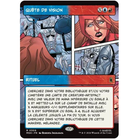 (Foil) Multicolore - Quête de Vision (V2, Panel) (R) [MSH]