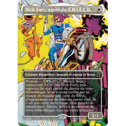 (Foil) Blanche - Nick Fury, agent du S.H.I.E.L.D. (V2, Borderless Scene - Cap Versus HYDRA) (R) [MSH]