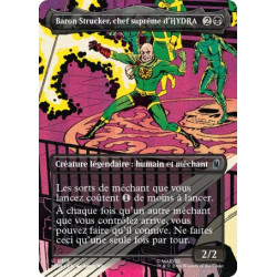(Foil) Noire - Baron Strucker, chef suprême d'HYDRA (V2, Borderless Scene - Cap Versus HYDRA) (U) [MSH]