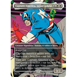 (Foil) Blanche - Captain America, super-soldat (V2, Borderless Scene - Cap Versus HYDRA) (M) [MSH]