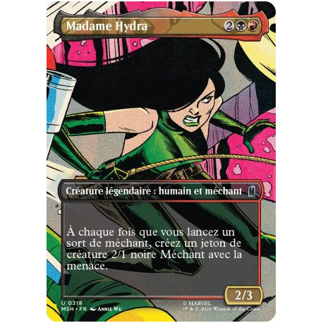 (Foil) Multicolore - Madame Hydra (V2, Borderless Scene - Cap Versus HYDRA) (U) [MSH]