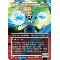 (Foil) Blanche - Femme Invisible, Sue Storm (V2, Borderless Scene - Fantastic Family) (U) [MSH]