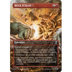 (Foil) Rouge - HULK ÉCRASE ! (V2, Borderless Scene - Hulks Smash) (C) [MSH]