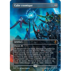 (Foil) Incolore - Cube cosmique (V3, Borderless Scene - Clash for the Cosmic Cube) (M) [MSH]