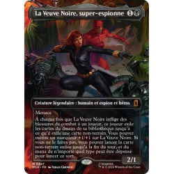 (Foil) Noire - La Veuve Noire, super-espionne (V2, Borderless Scene - Clash for the Cosmic Cube) (M) [MSH]