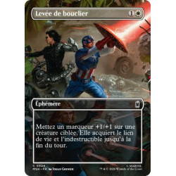 (Foil) Blanche - Levée de bouclier (V2, Borderless Scene - Clash for the Cosmic Cube) (C) [MSH]