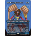 (Foil) Bleue - Miss Marvel, Kamala Khan (V2, Borderless Logo) (R) [MSH]