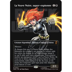 (Foil) Noire - La Veuve Noire, super-espionne (V3, Borderless Logo) (M) [MSH]