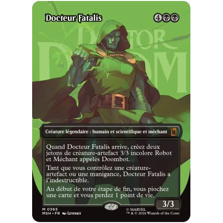 (Foil) Noire - Docteur Fatalis (V3, Borderless Logo) (M) [MSH]