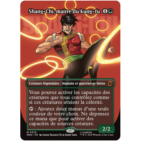 (Foil) Verte - Shang-Chi, maître du kung-fu (V2, Borderless Logo) (M) [MSH]